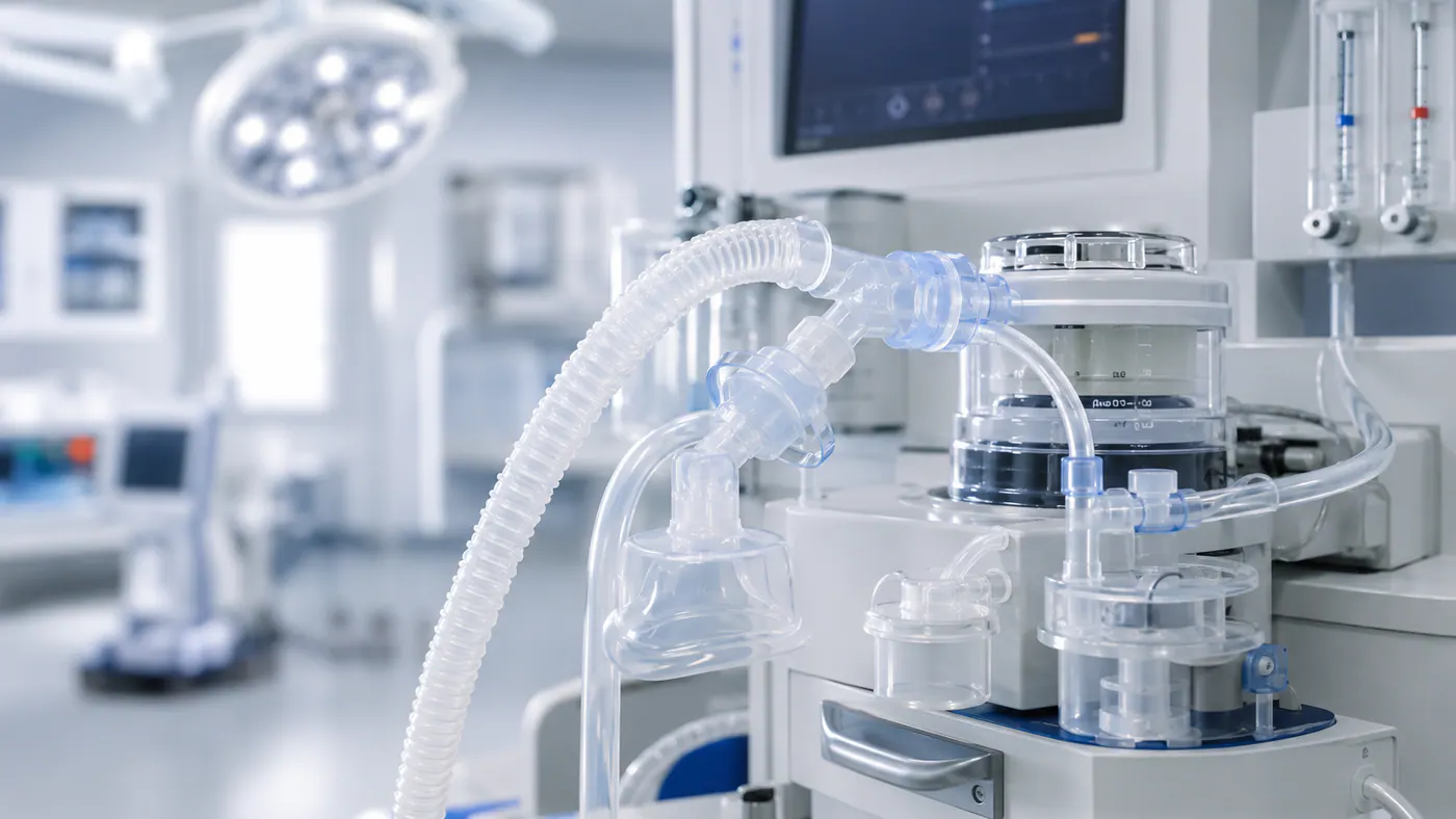 Liquid silicone respiratory tubing and interface components in a medical setting