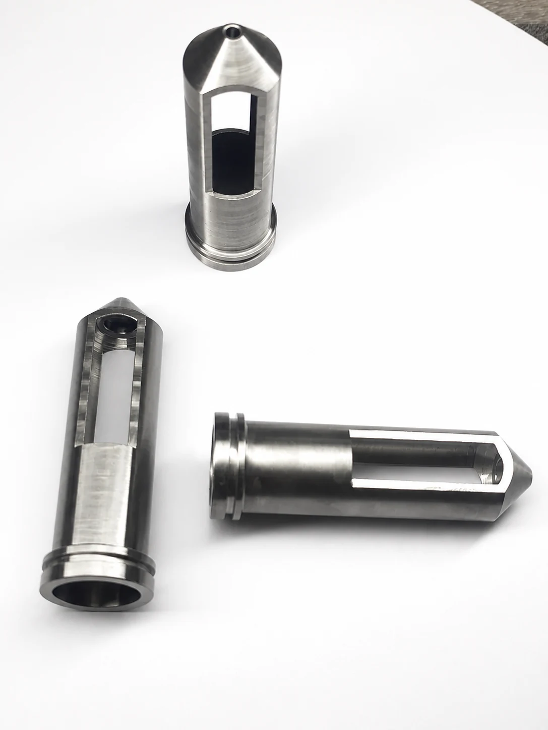 Windowed Components manufactured by CNC turning